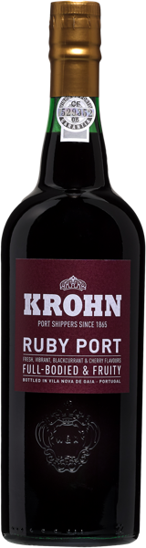 Krohn 'full, bodied & fruity' ruby port